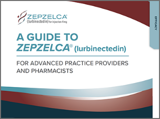 ZEPZELCA® (lurbinectedin) Advanced Practitioners and Pharmacists brochure cover