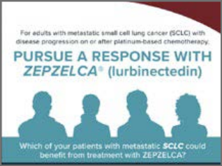 ZEPZELCA® (lurbinectedin) Patient Profiles brochure cover